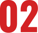 Red number "02" on black background.